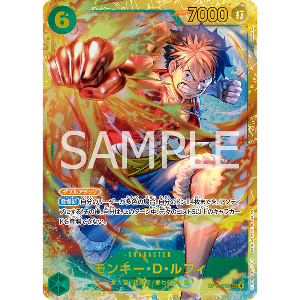 Monkey D. Luffy (OP13-118) | Secret [JPN] – Card Piece