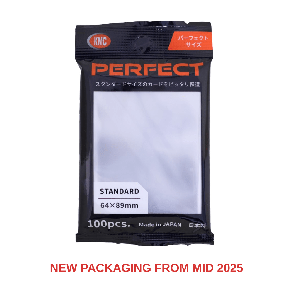 KMC Perfect Fit Standard Size Sleeves (100 Pack, Clear)