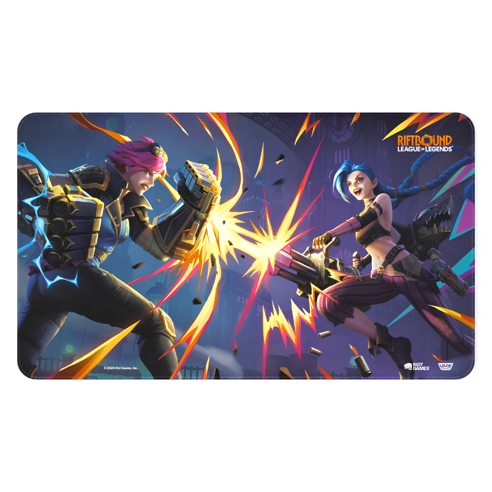 RIFTBOUND: LEAGUE OF LEGENDS - Vendetta: Vi vs Jinx - Official Playmat