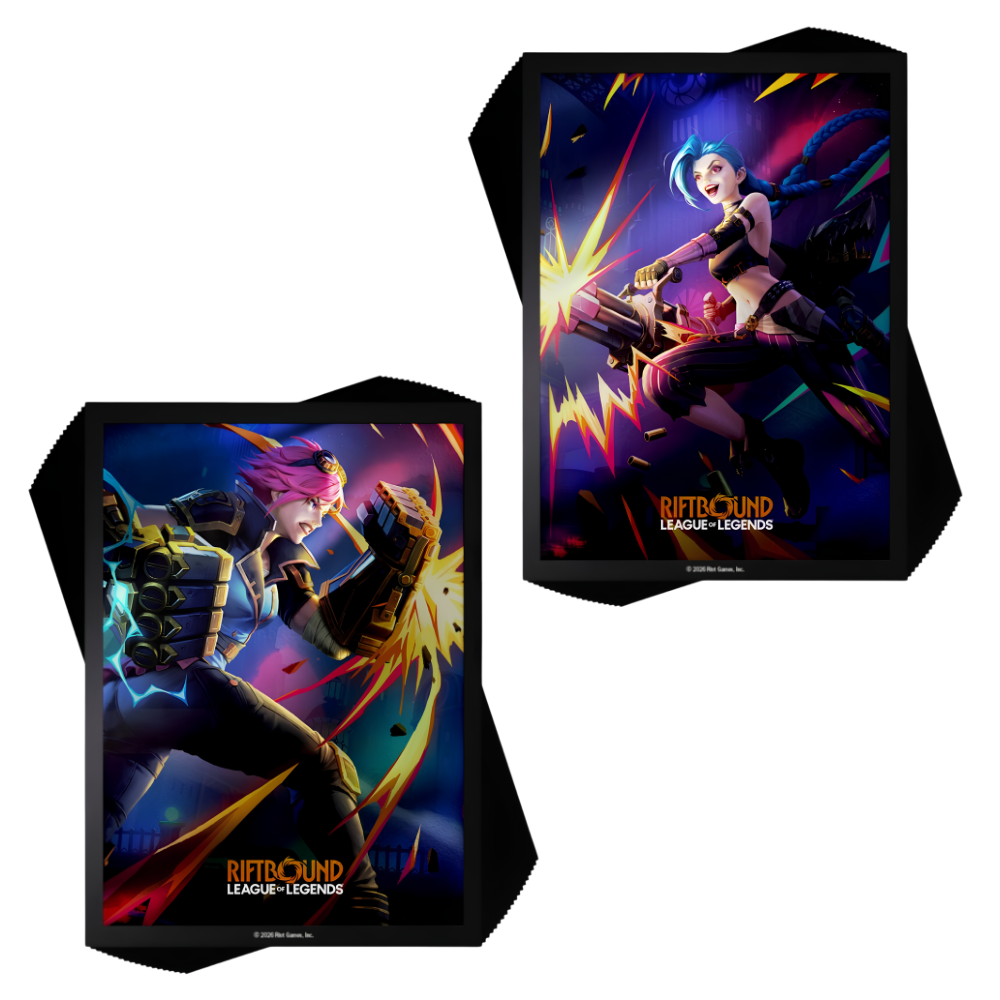 RIFTBOUND: LEAGUE OF LEGENDS - Vendetta: Vi vs Jinx - Official Sleeve