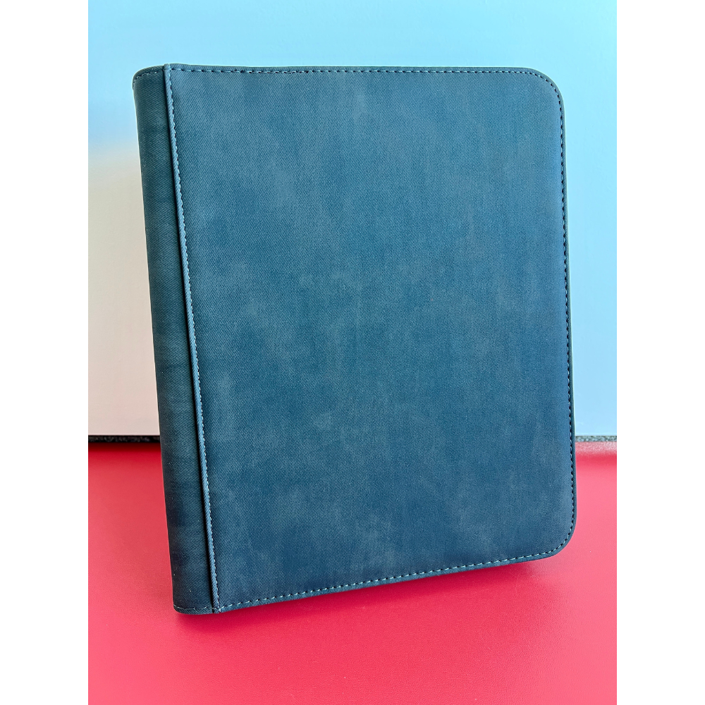 Top Loader Zip Binder 4 Pocket - SUEDE (3 Colors) Card Piece Top Loader Zip Binder 4 Pocket - SUEDE (3 Colors) Card Piece
