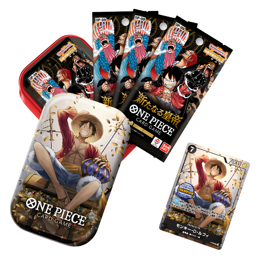 one piece card game tins New BANDAI OP09- TS01 - Mini-tin Pack Set VOL.1 Japanese Tcg Limited Collection Card Includes 2 Randomly Selected DON BAN ONE PIECE TIN PACK