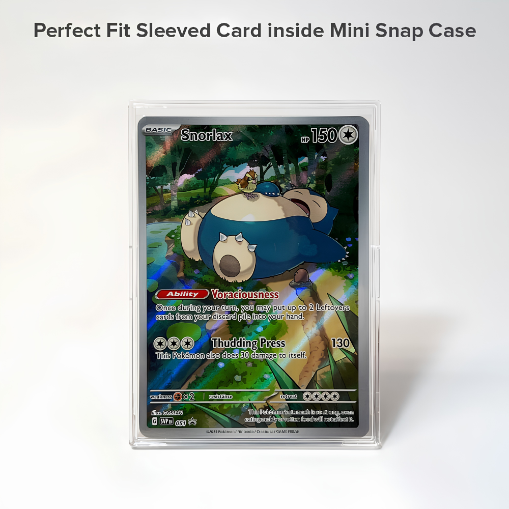 Geek Culture Mini Snap Case (5 Pack, Clear)