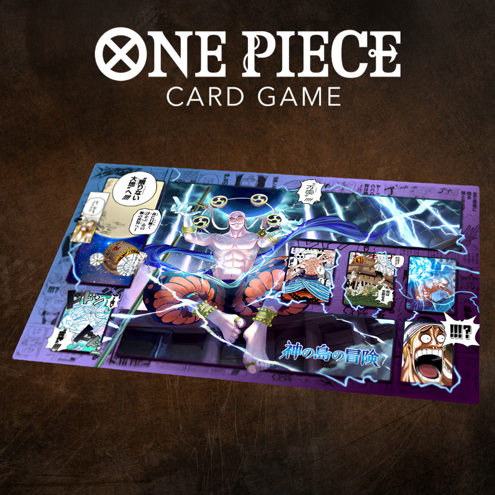 One Piece TCG Custom Playmat - Enel Card Piece One Piece TCG Custom Playmat - Enel Card Piece