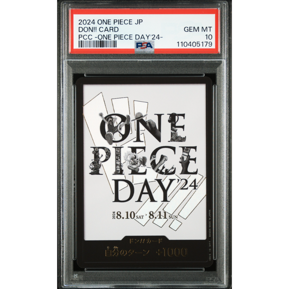 PSA 10] One Piece Day 24 | DON!! Card PCC Promo – Card Piece