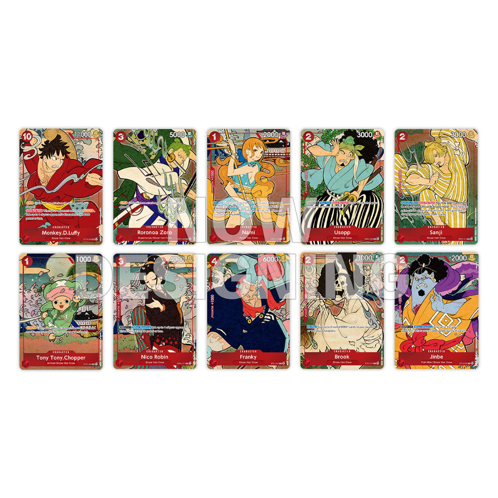 ONE PIECE CARD GAME 1st Anniversary Set (English Exclusive) Promo Cards