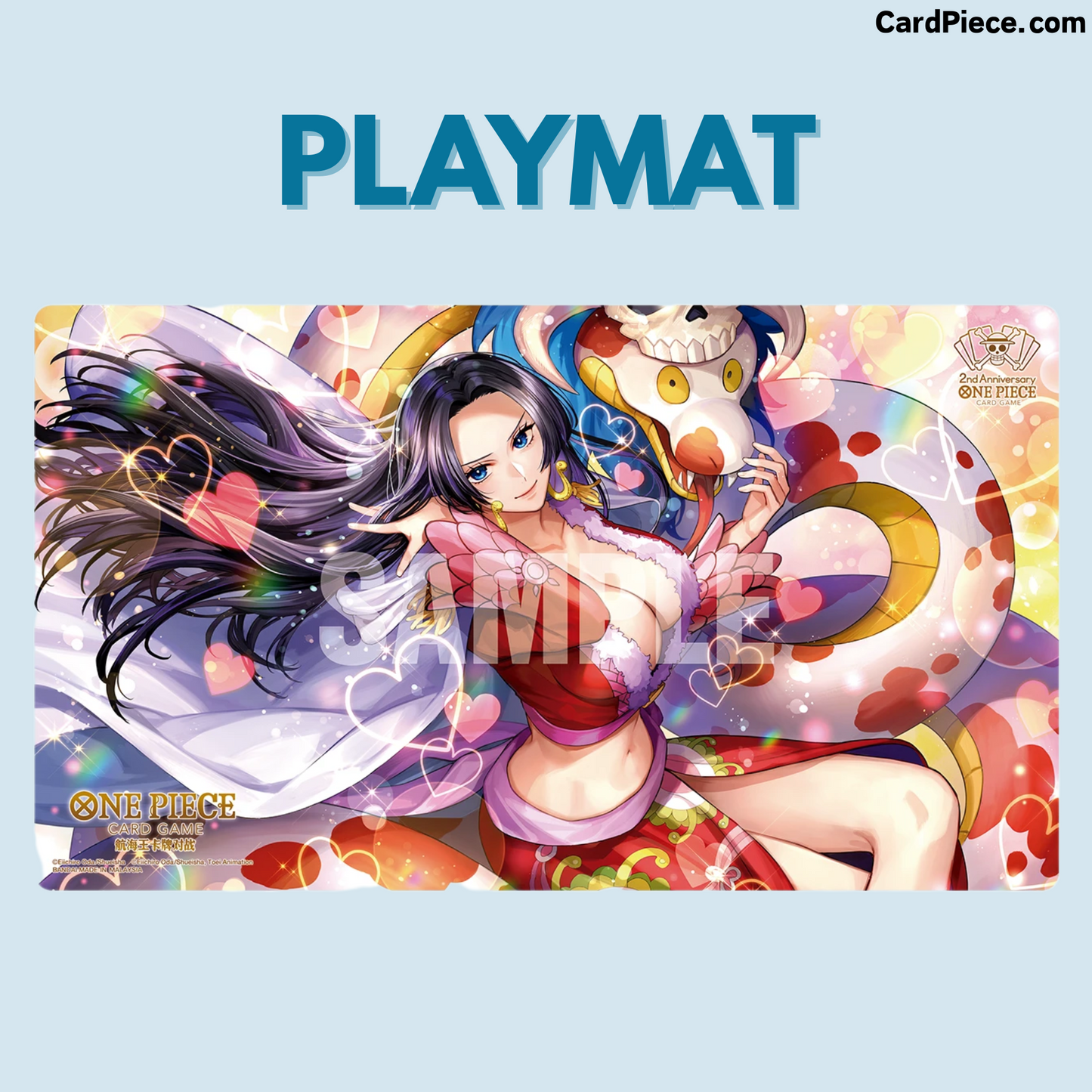 ONE PIECE CARD GAME Chinese 2nd Anniversary Set Playmat