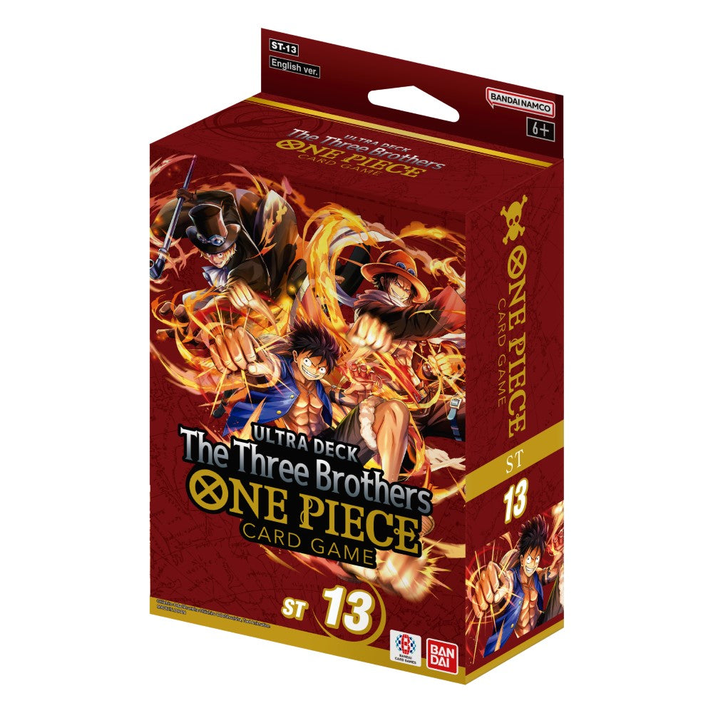 all one piece tcg starter decks One Piece TCG [ST-13] The Three Brothers Ultra Starter Deck (English) –  Card Piece