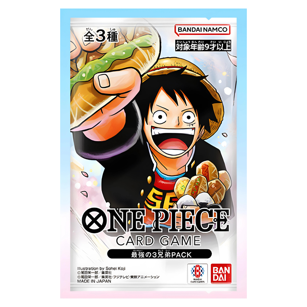 ONE PIECE CARD GAME Strongest 3 Brothers Promo Pack (Japanese Exclusive)