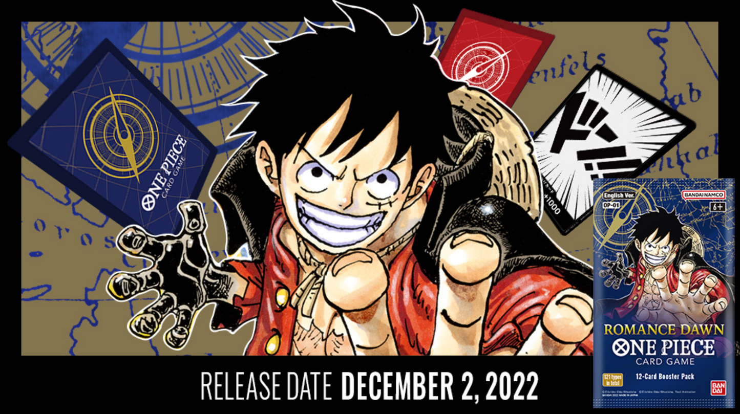 One Piece Card Game OP-01 Romance Dawn English Banner
