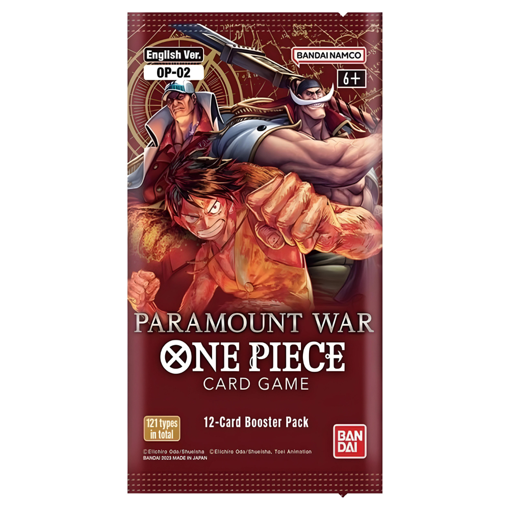One Piece Card Game OP-02 Paramount War Booster Pack English