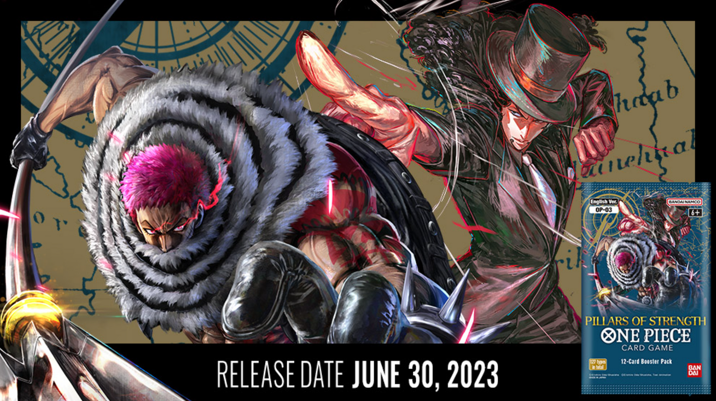 One Piece Card Game OP-03 Pillars of Strength English Banner