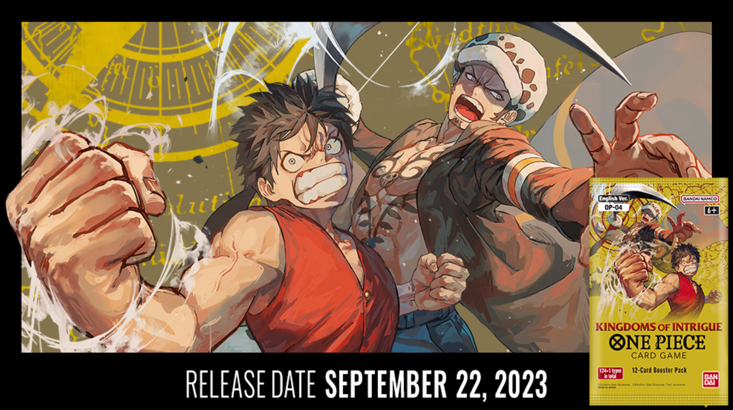 One Piece Card Game OP-04 Kingdoms of Intrigue English Banner