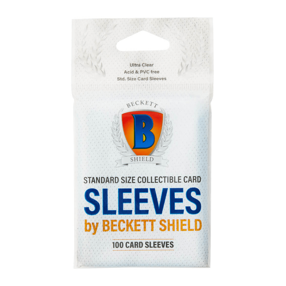 Beckett Shield Standard Size Penny Sleeves (100 Pack, Clear)