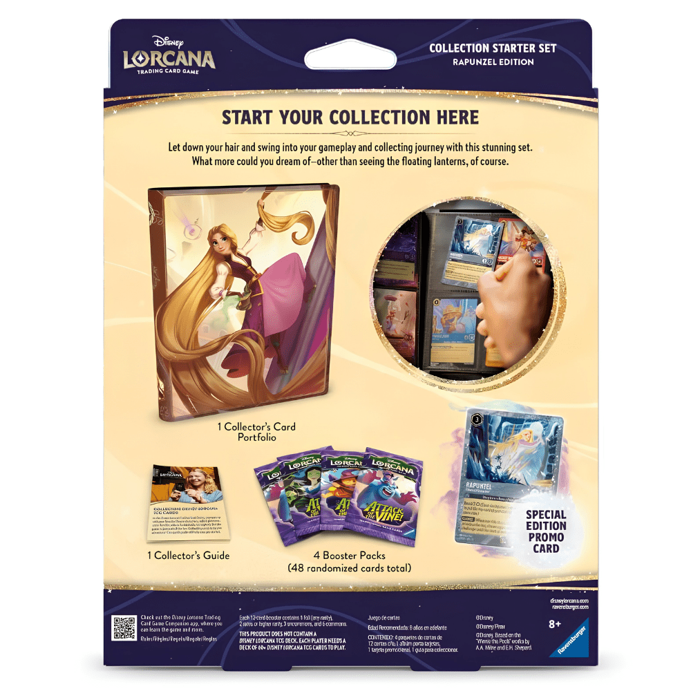 DISNEY LORCANA - Rapunzel Collection Starter Set - Card Piece