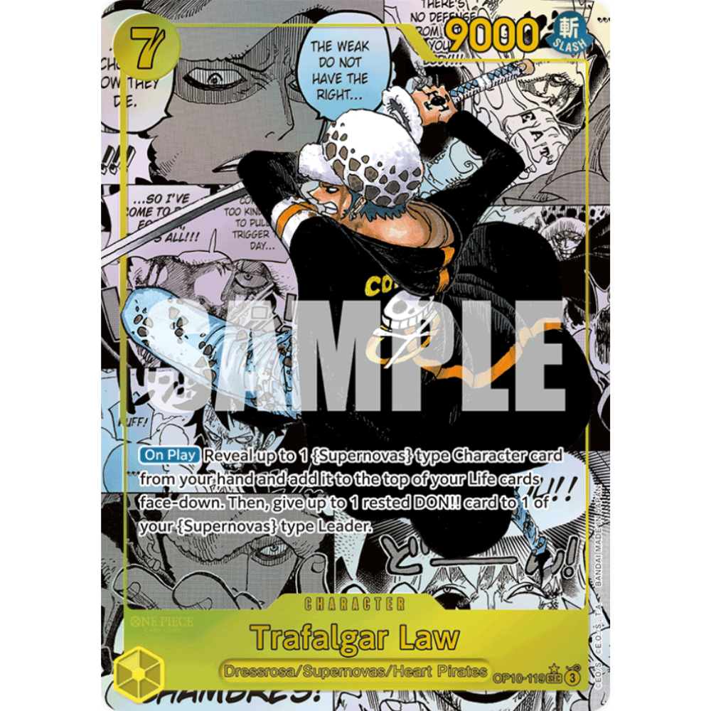 Trafalgar Law (OP10-119) | MANGA Secret Alt Art [ENG] – Card Piece