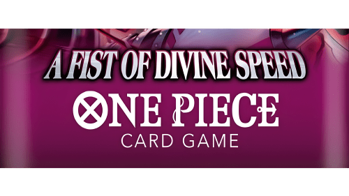 One Piece Card Game OP-11 A Fist Of Divine Speed English Logo