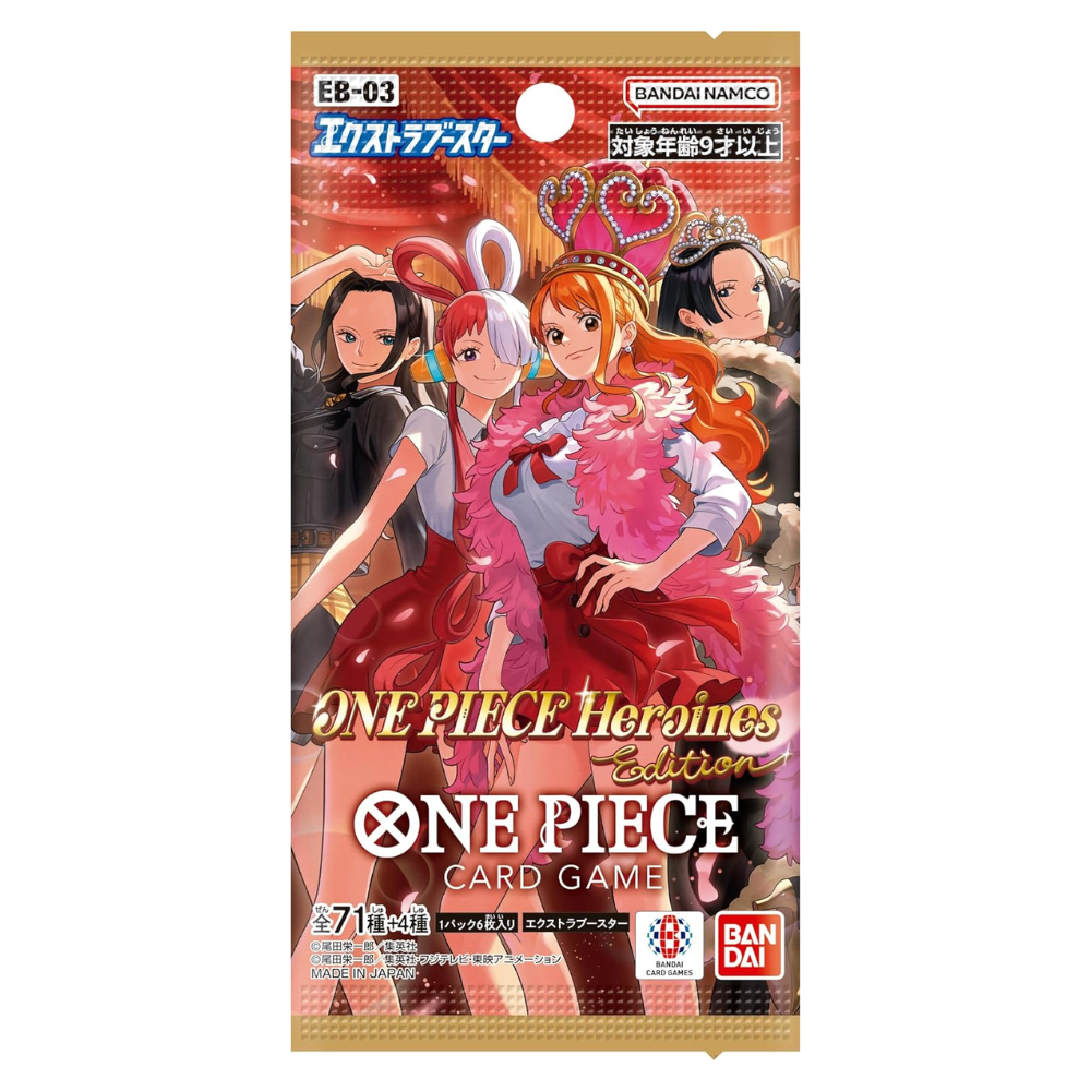 bandai trading card games one piece treasure booster set Adventure on Kami's Island OP-15 Japanese Pack the second half of EB04 cards is included in OP Asmodee - One Piece OP-12