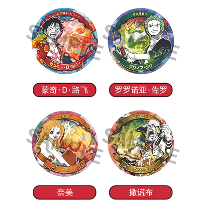[Blind Box] ONE PIECE - 'Finishing Blow' Can Badge Collection (Shonen Jump Shop)