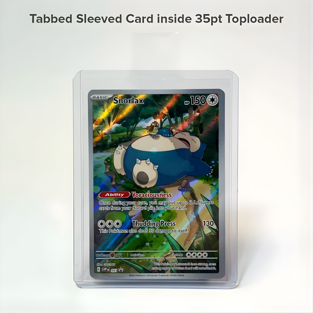 Geek Culture Pull-Tab Sleeves (50 Pack, Clear)