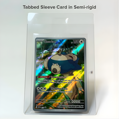 Geek Culture Pull-Tab Sleeves (50 Pack, Clear)