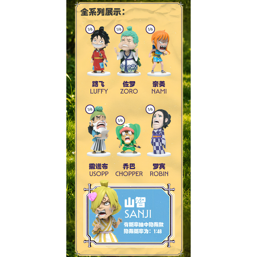 [Blind Box] TOP TOY x ONE PIECE - Mighty Jaxx: Whackoos! - Official Collab Figures
