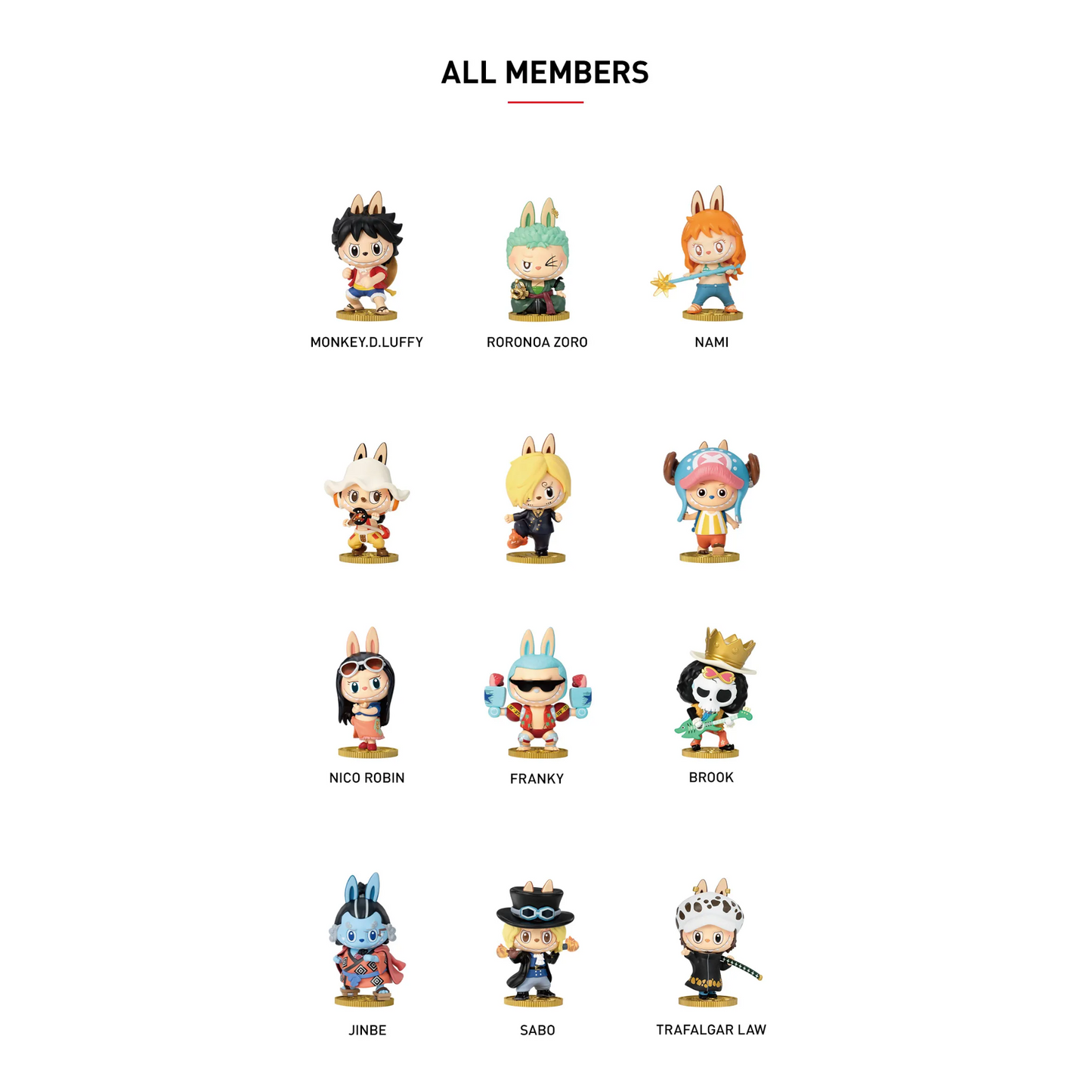 [POP MART] THE MONSTERS × ONE PIECE Series Figures