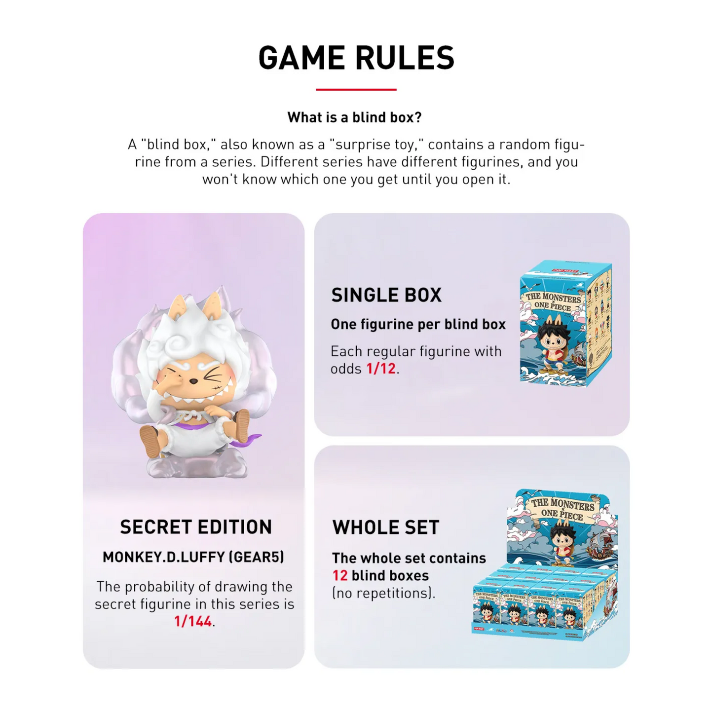 [POP MART] THE MONSTERS × ONE PIECE Series Figures