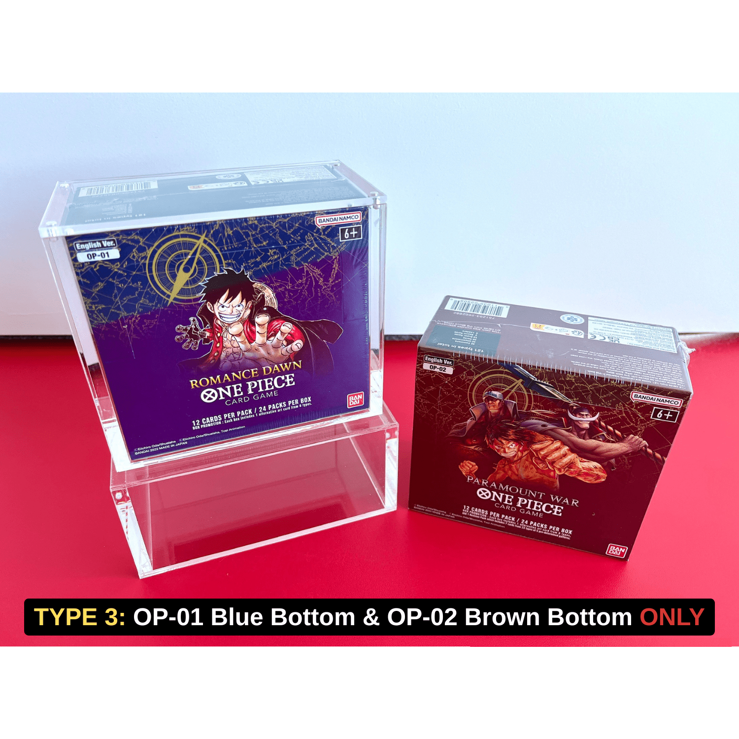 ONE PIECE English Booster Box - Acrylic Display Case – Card Piece