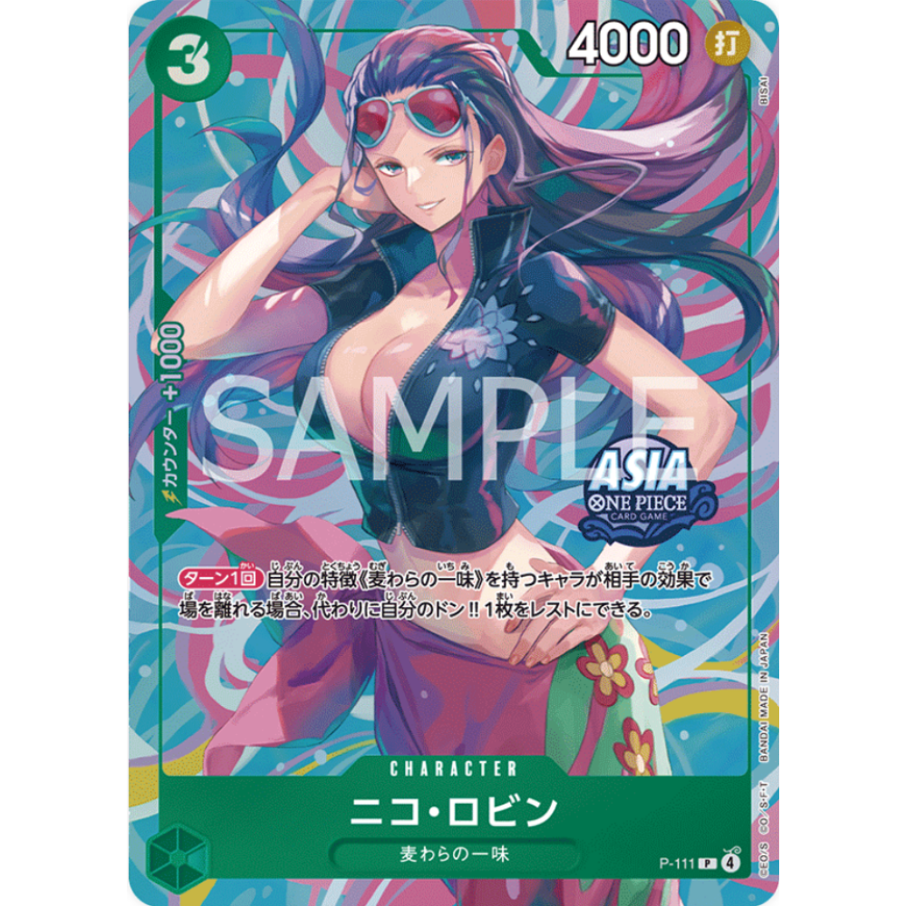 Nico Robin (P-111) | SEALED Mini-Tin Promo [JPN]