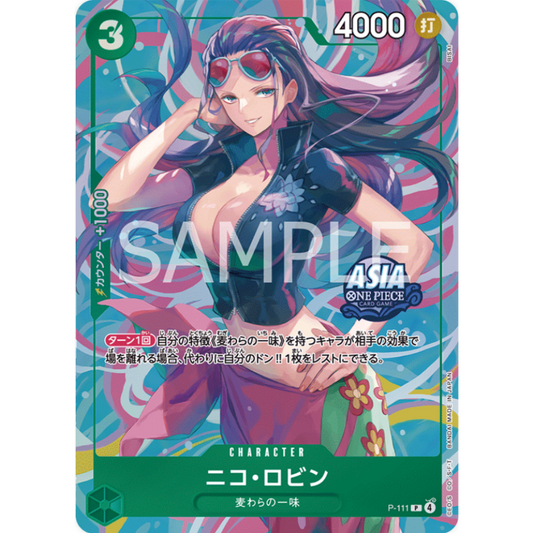 Nico Robin (P-111) | SEALED Mini-Tin Promo [JPN]