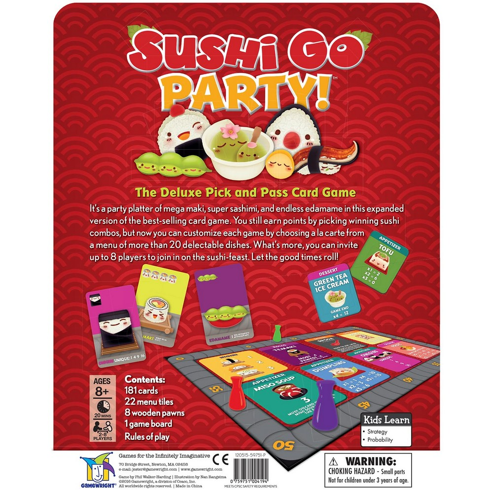 [Board Game] Sushi Go Party!