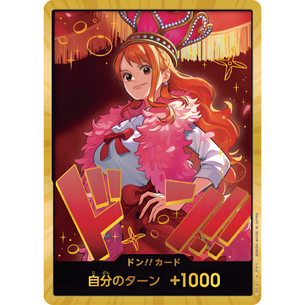 DON!! Card (Nami) | EB-03 GOLDEN Holofoil [JPN]