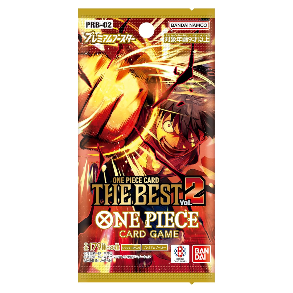 what is the best one piece booster box Card Game Vol.2 (PRB-02) (Japanese) Includes new parallel illustrations created for this pack One Piece PRB-01 The Best