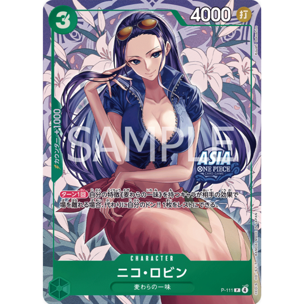 Nico Robin (P-111) | SEALED Mini-Tin Promo [JPN]