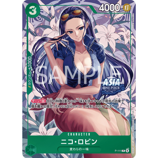 Nico Robin (P-111) | SEALED Mini-Tin Promo [JPN]