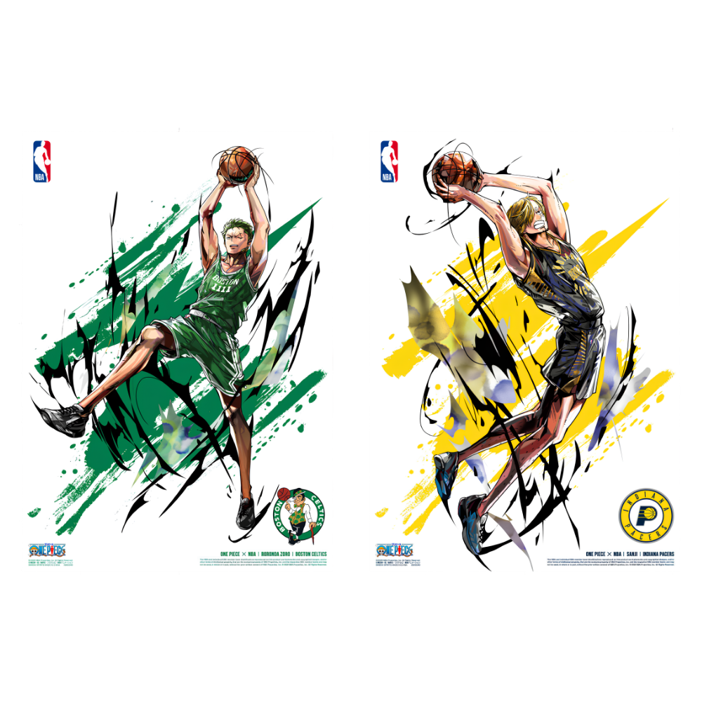 [Poster] ONE PIECE × NBA Complete Mini Poster Set (10 Types)