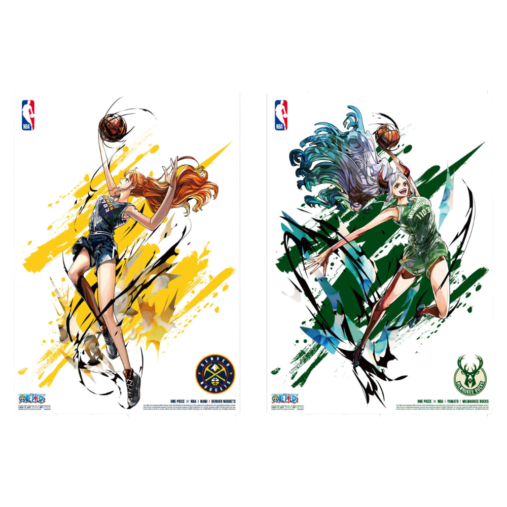 [Poster] ONE PIECE × NBA Complete Mini Poster Set (10 Types)