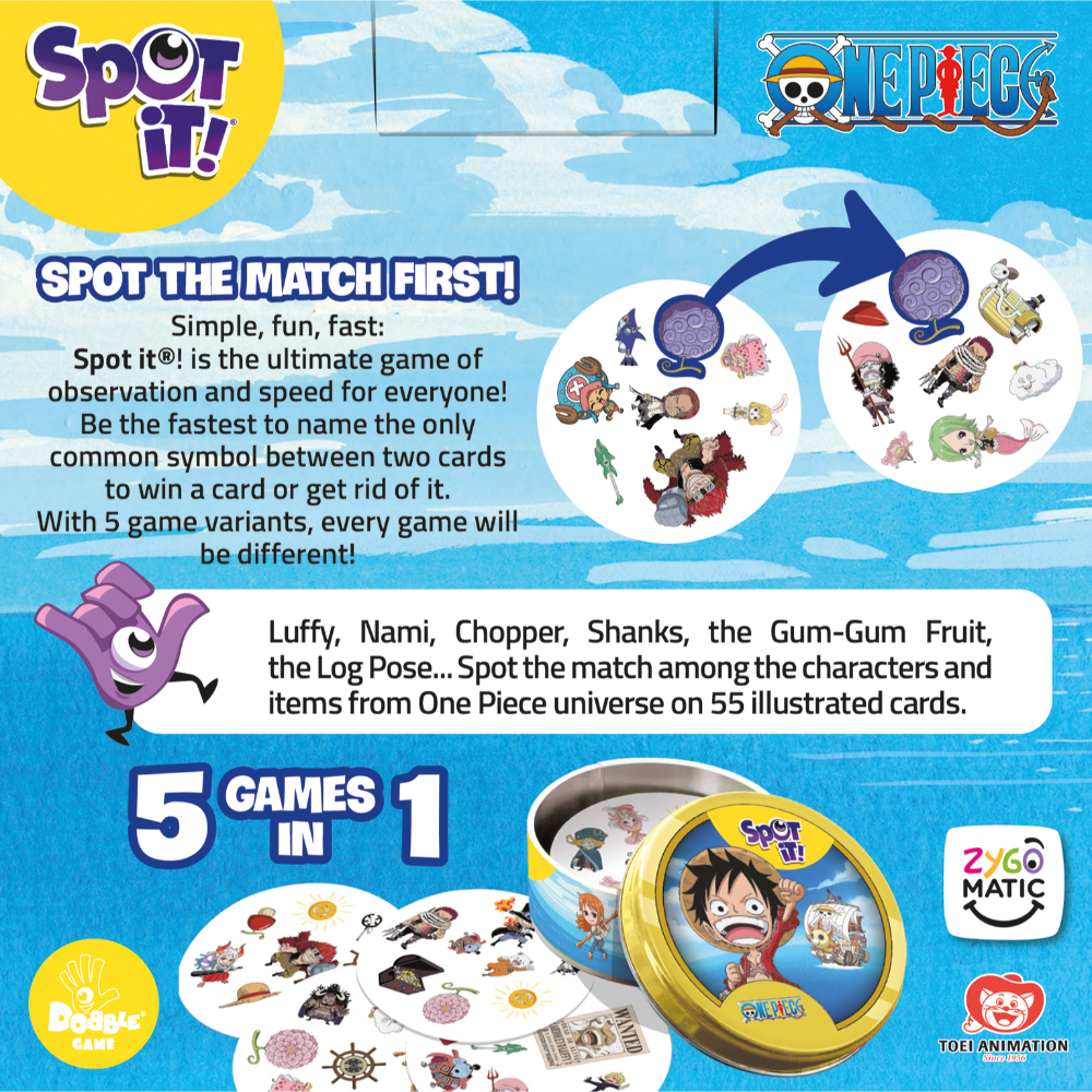 [Board Game] Spot It! - One Piece