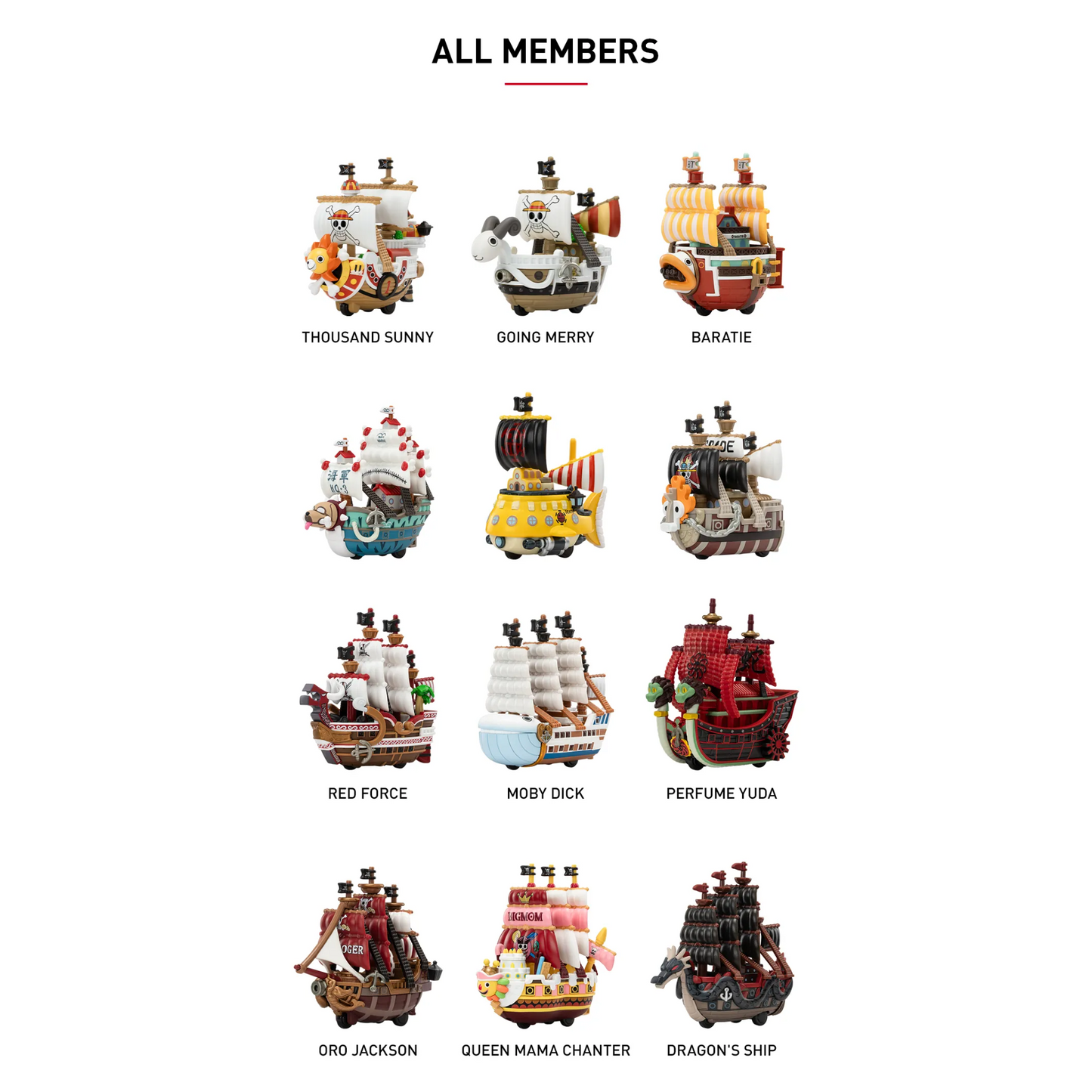 [POP MART] ONE PIECE - The Grand Line Series Vehicles