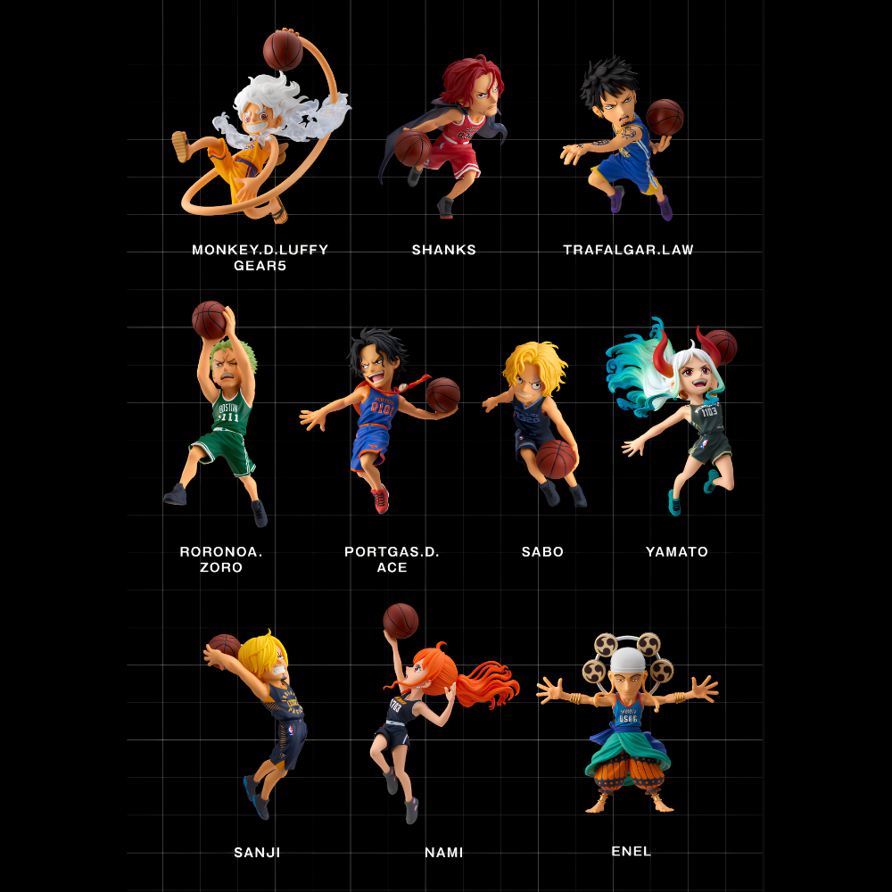 [Anime Figure] ONE PIECE × NBA World Collectable Figures