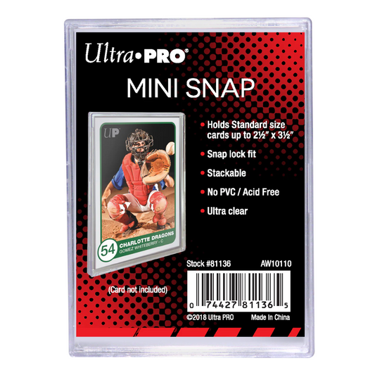 Ultra Pro Mini Snap Card Holder (Clear)