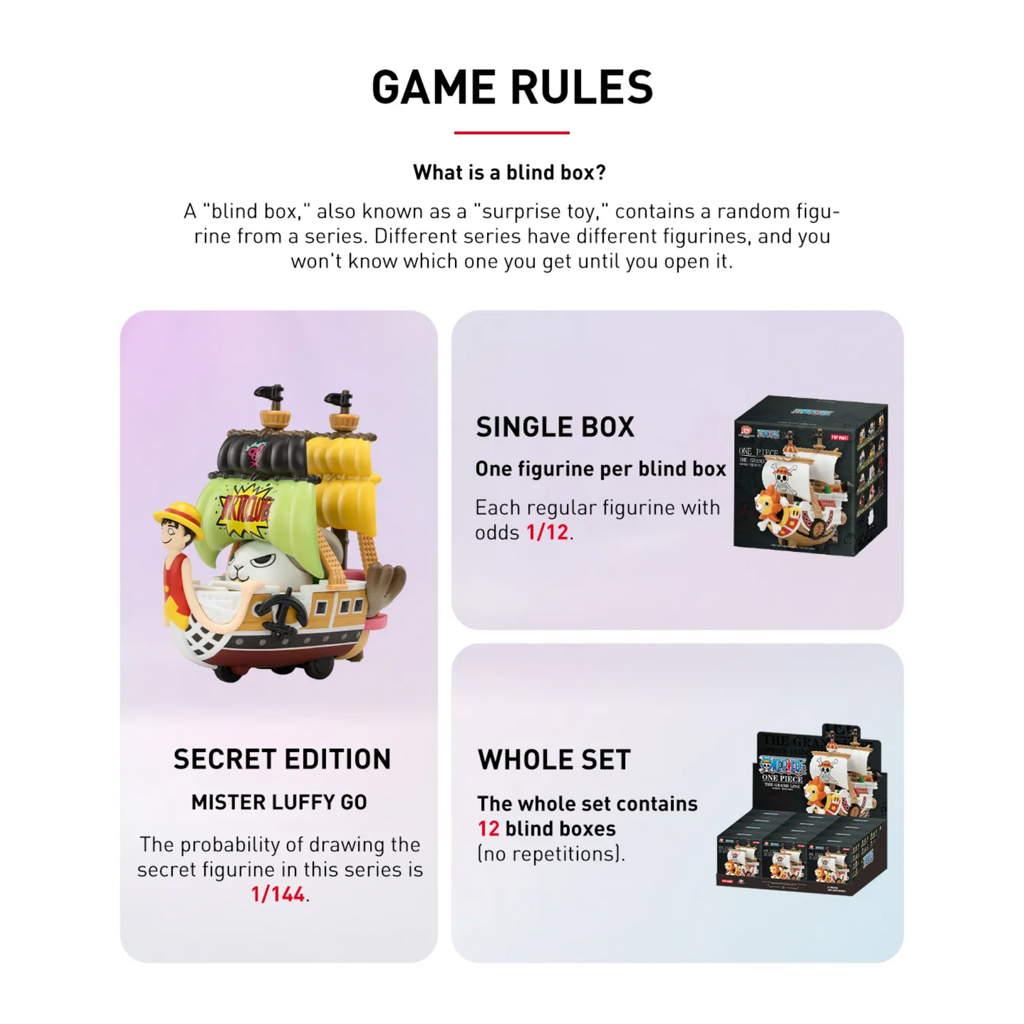 [POP MART] ONE PIECE - The Grand Line Series Vehicles