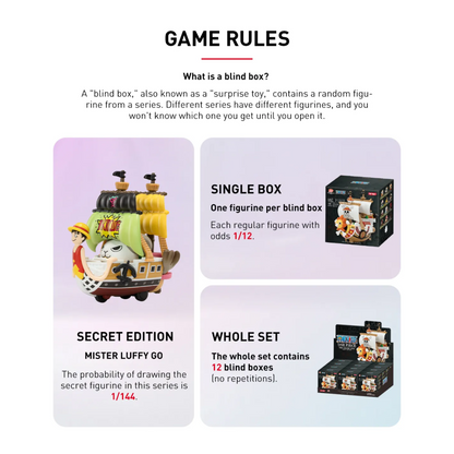 [POP MART] ONE PIECE - The Grand Line Series Vehicles