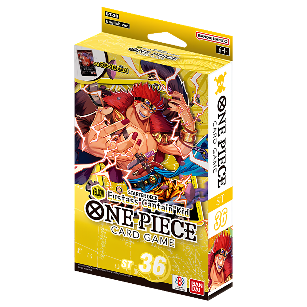 ONE PIECE CARD GAME [ST-36] Eustass 'Captain' Kid Starter Deck (English)