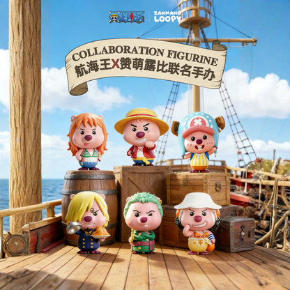 [Blind Box] Zanmang Loopy x ONE PIECE - Official Collab Figures