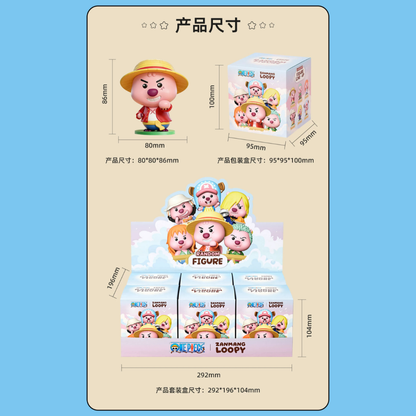 [Blind Box] Zanmang Loopy x ONE PIECE - Official Collab Figures