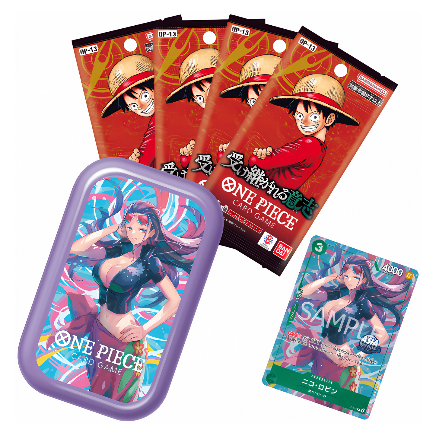 ONE PIECE CARD GAME [TS-02] Mini Tin Pack Set Vol.2 (Japanese Exclusive)