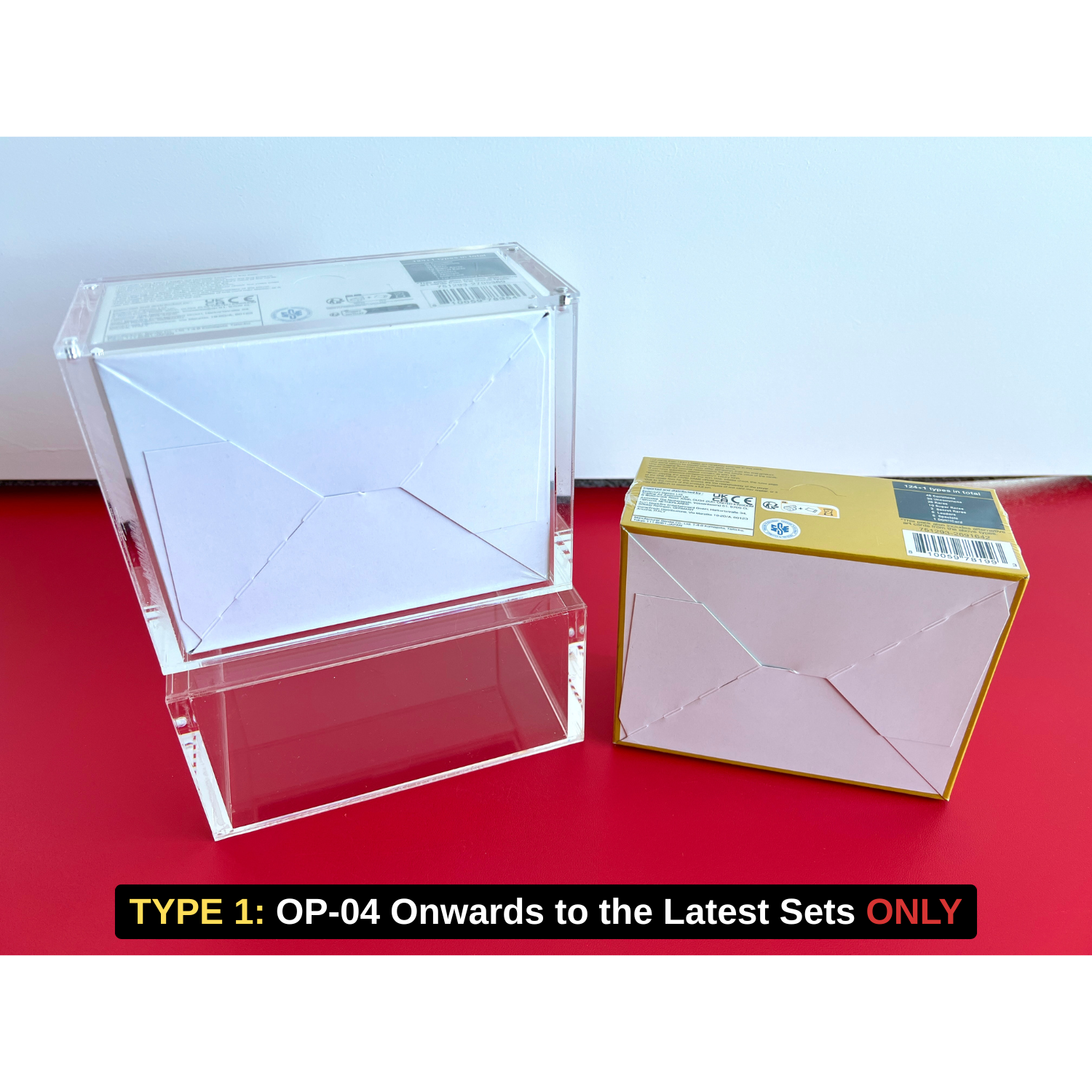 ONE PIECE English Booster Box - Acrylic Display Case Card Piece ONE PIECE English Booster Box - Acrylic Display Case Card Piece