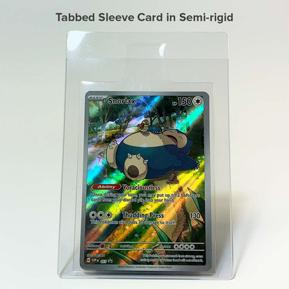 Geek Culture Semi-Rigid Sleeves (25 Pack, Clear)
